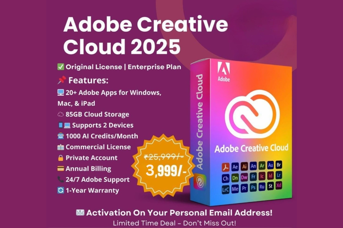 Adobe Creative Cloud - Cheap 1 Year Subscription